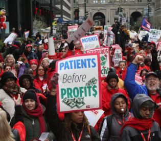 BIG APPLE PROTEST: Nurses from Bay...